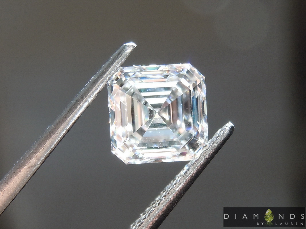 colorless lab grown diamond