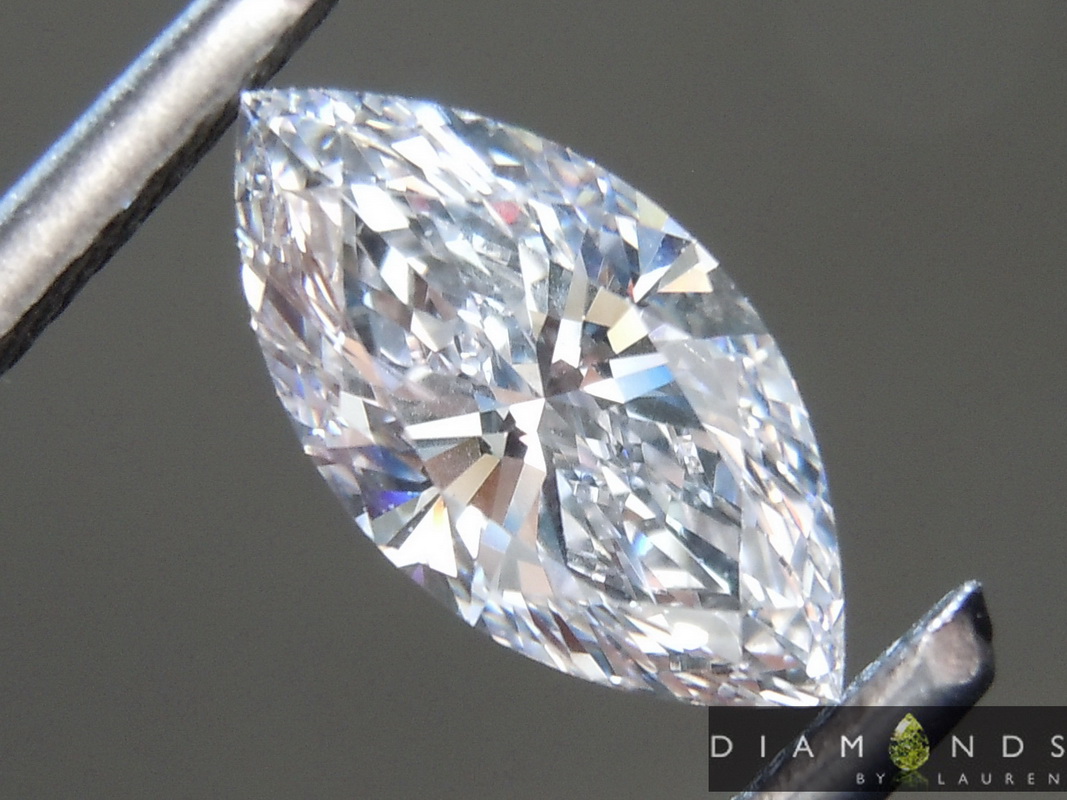 colorless lab grown diamond