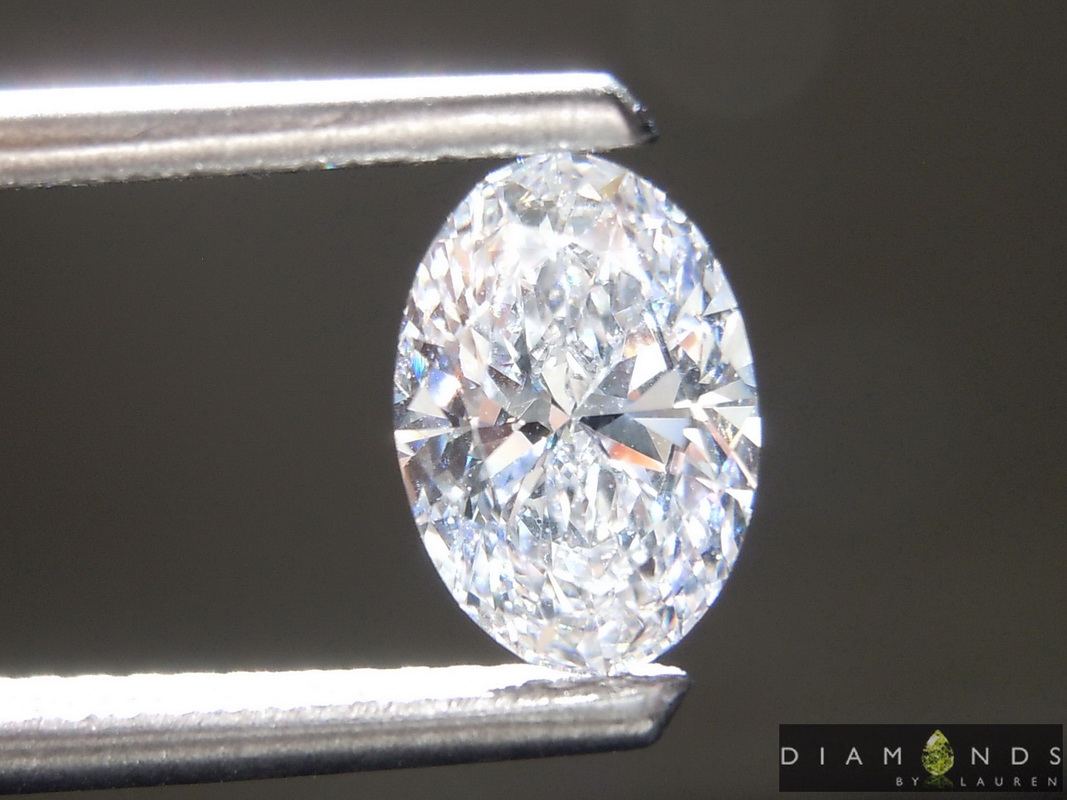 0.93ct D VVS2 Oval Shape Lab Grown Diamond R9514