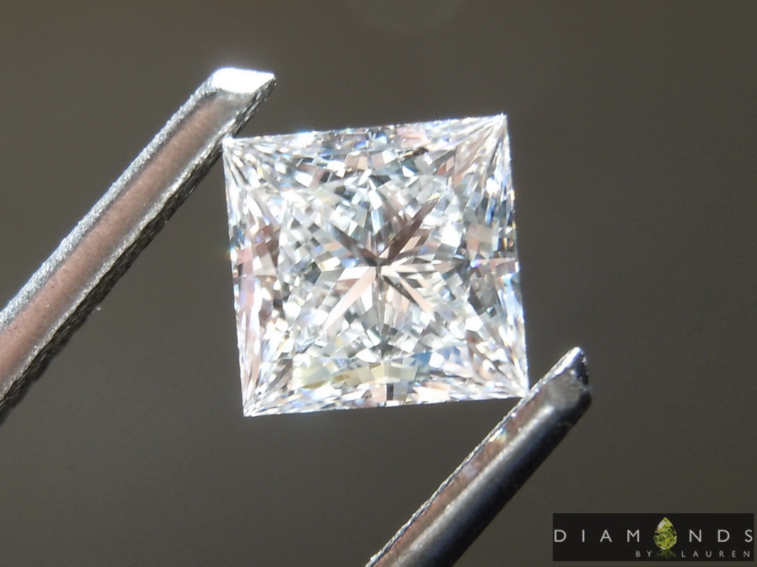 colorless lab grown diamond