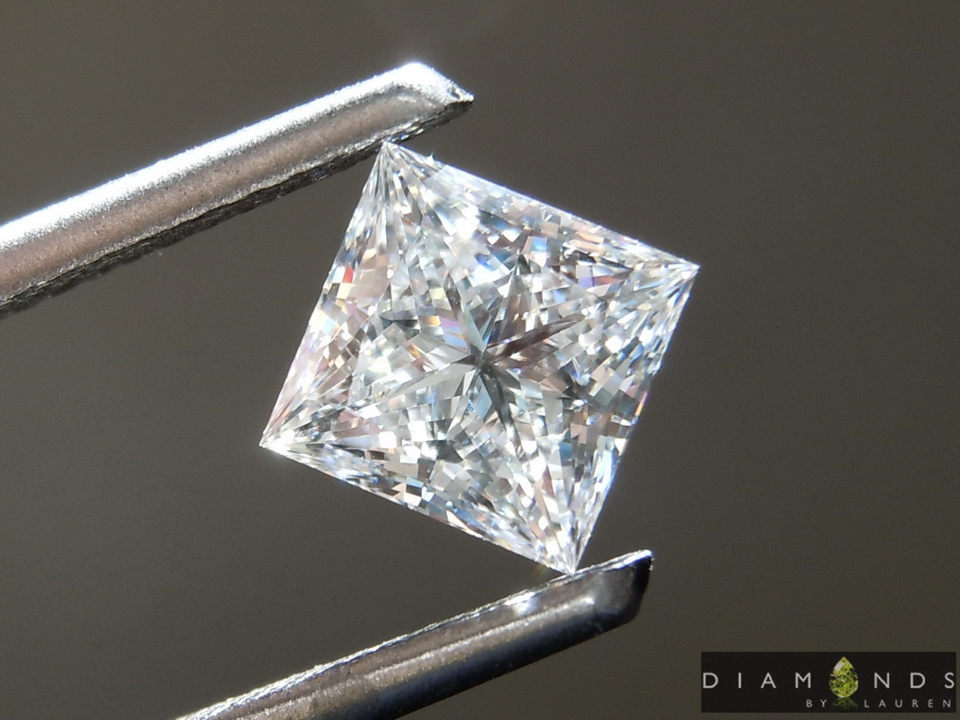 colorless lab grown diamond