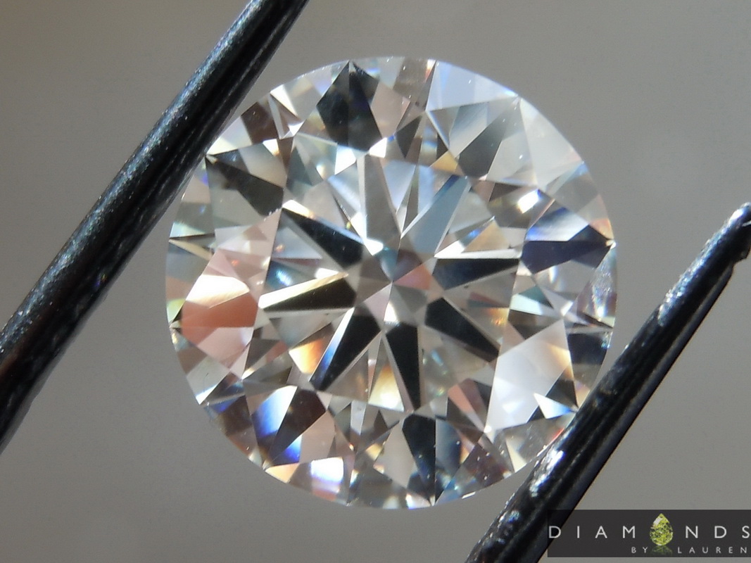 colorless lab grown diamond