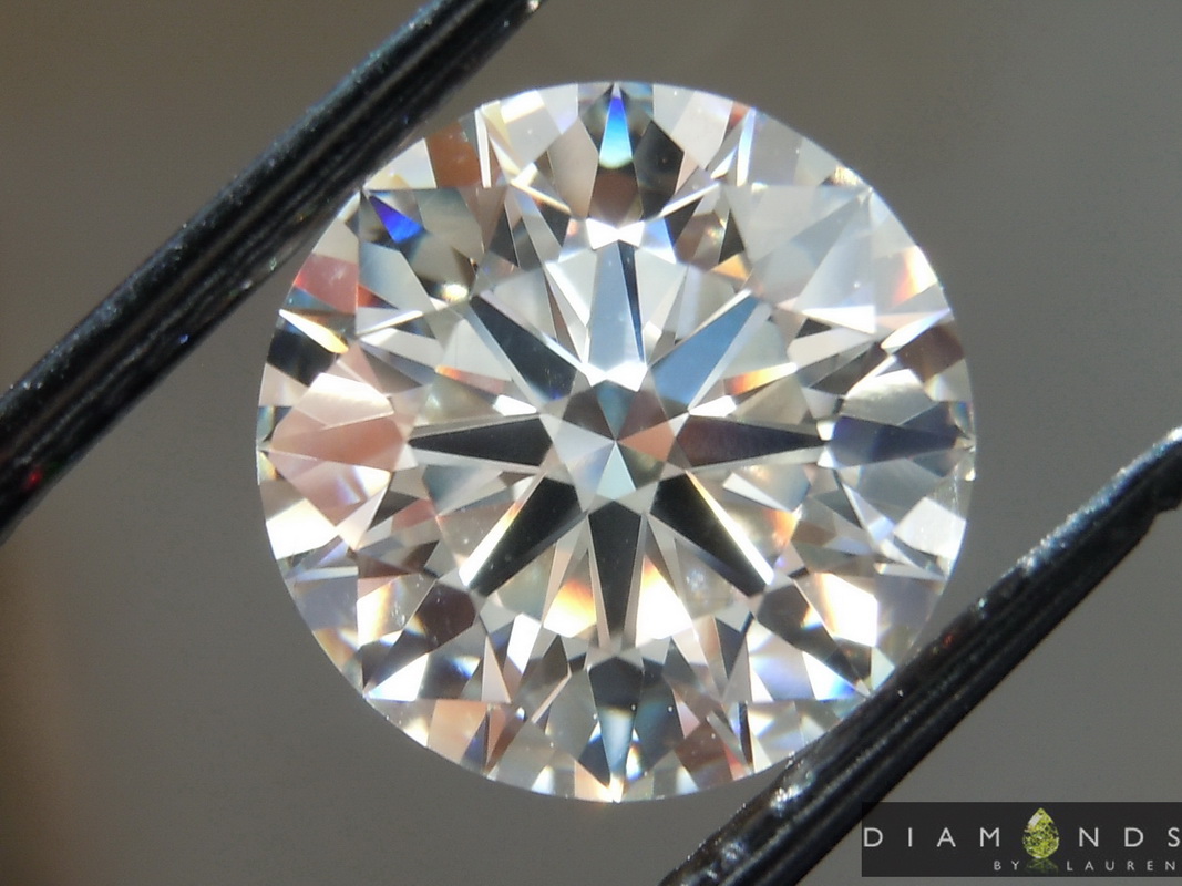 colorless lab grown diamond