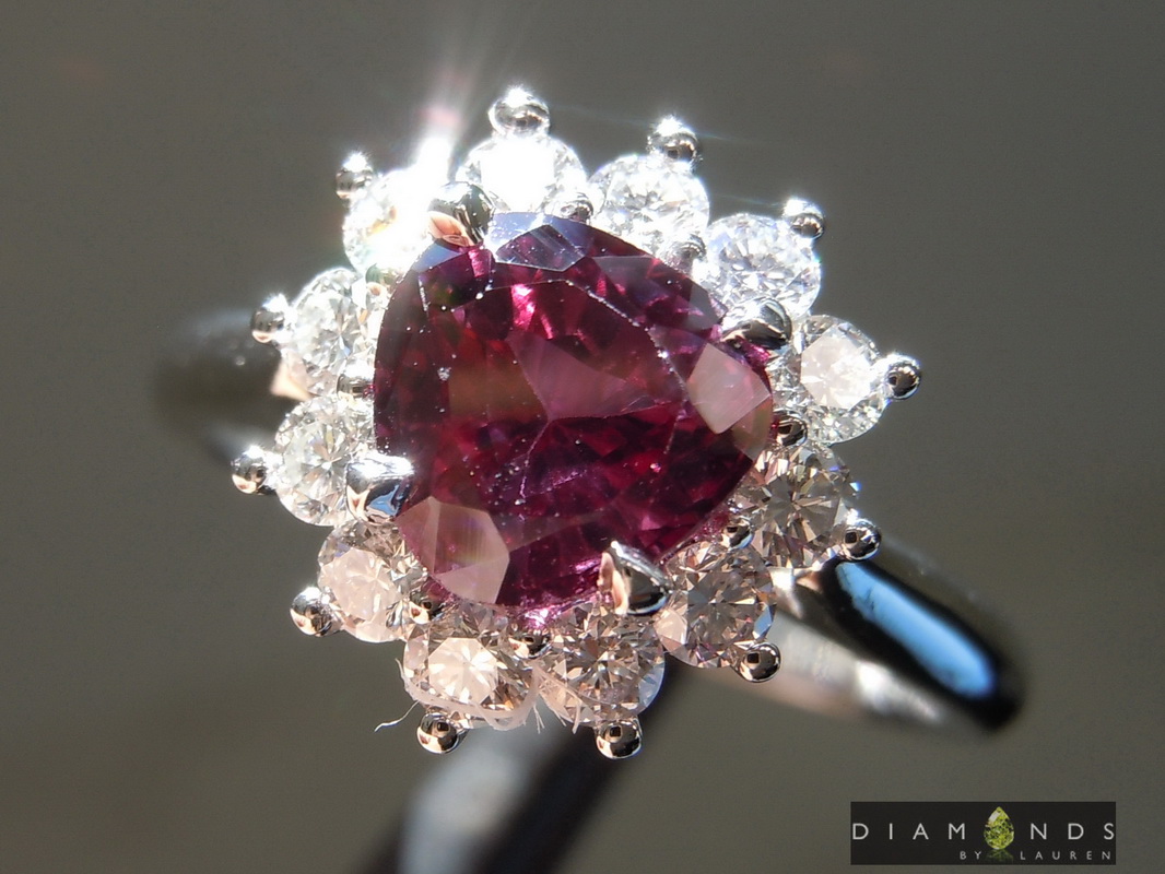 purple sapphire ring