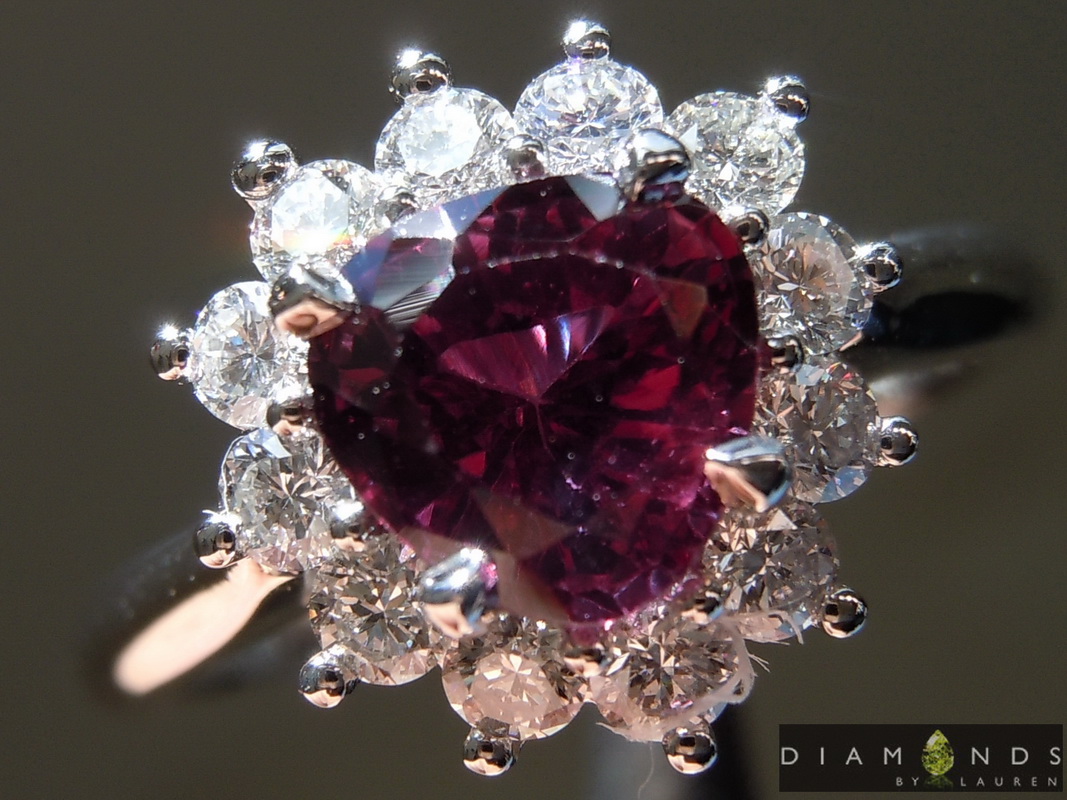 purple sapphire ring