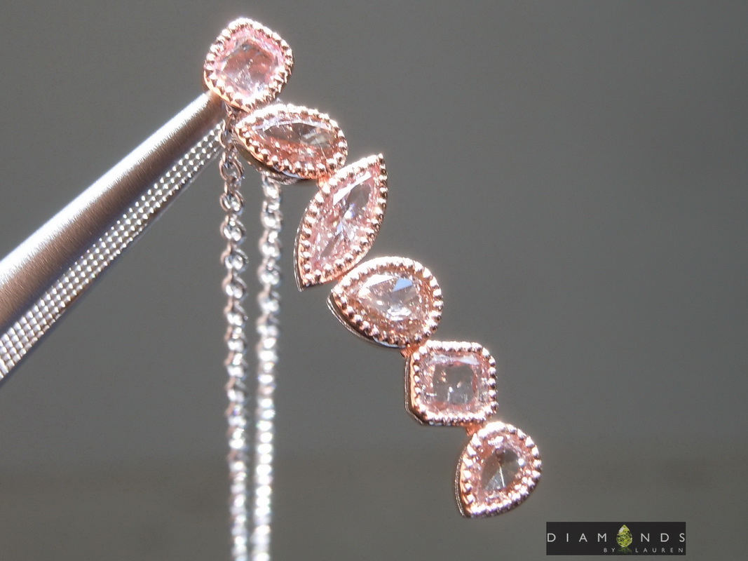 pink diamond necklace