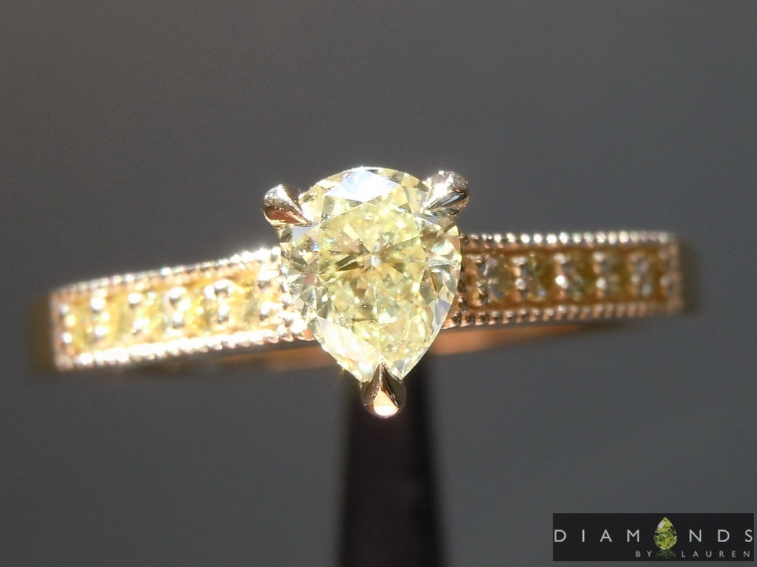 yellow diamond ring