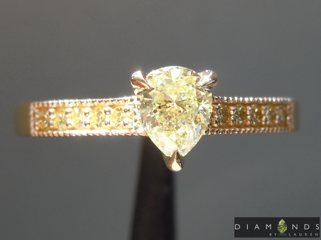 canary diamond ring