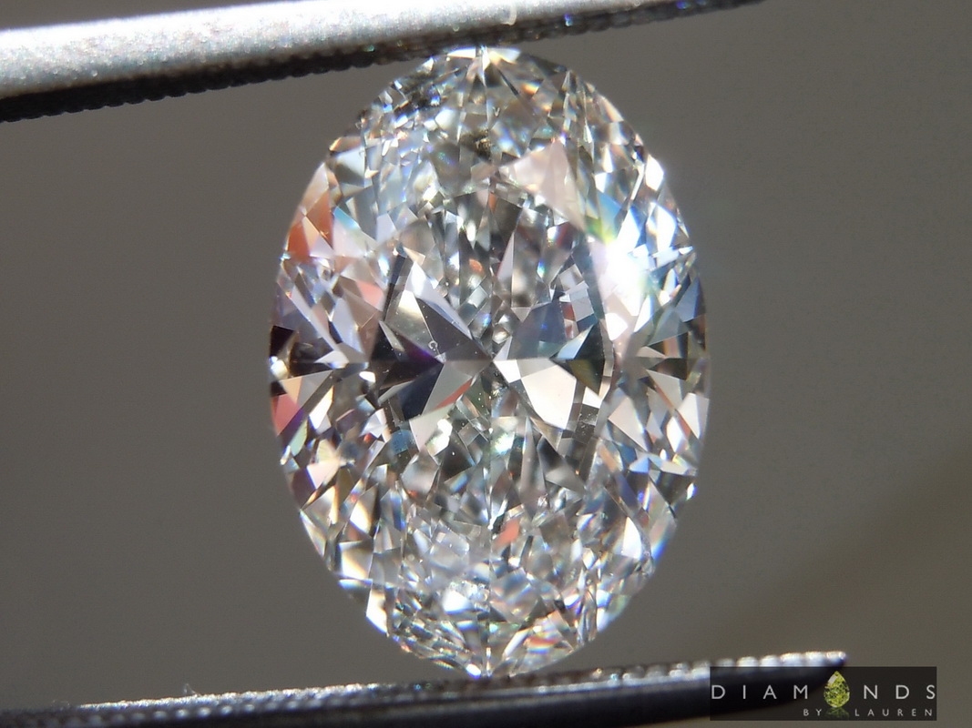 3.02ct F VS2 Oval Shape Lab Grown Diamond R9591