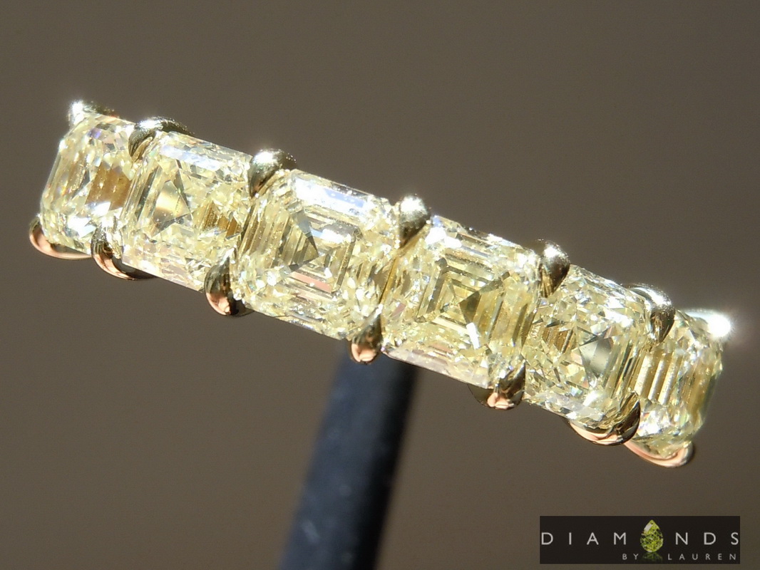 natural yellow diamond ring