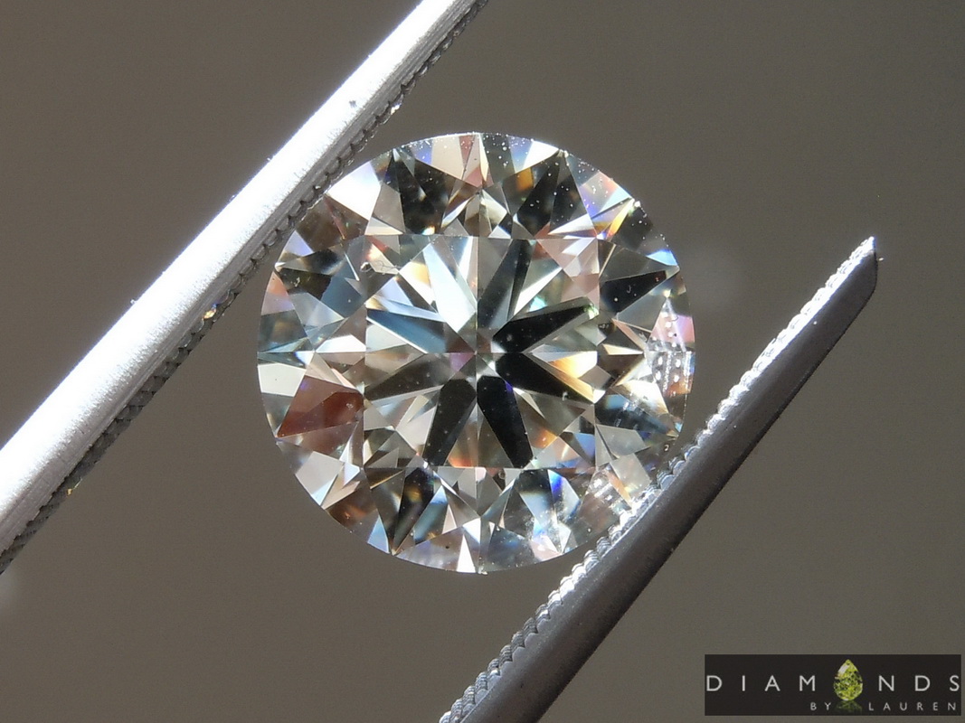3.37ct L VS1 Round Lab Grown Diamond