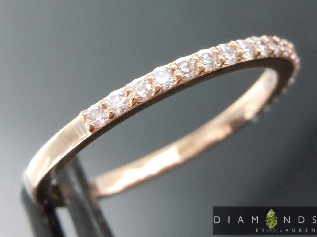 natural pink diamond ring
