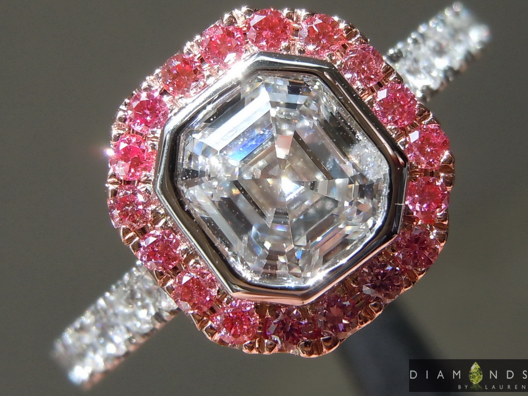 colorless diamond ring
