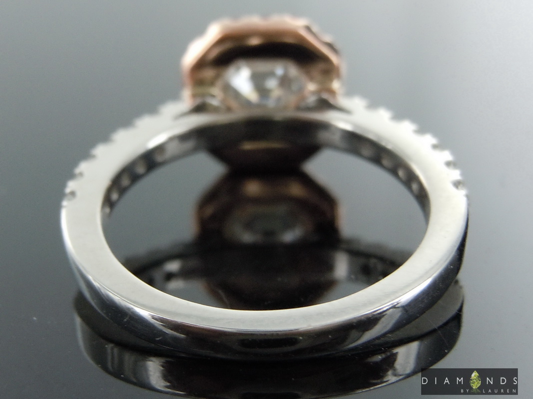 colorless diamond ring
