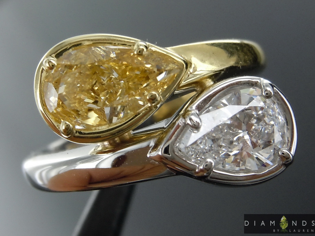 canary diamond ring