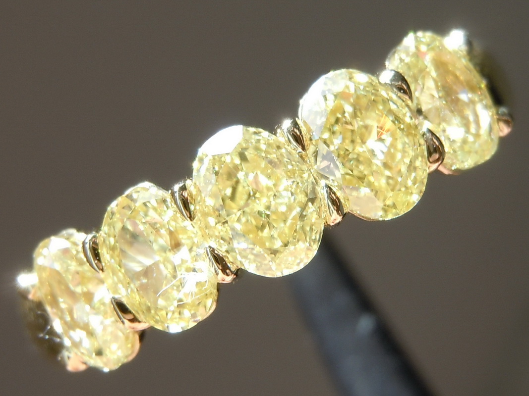 natural yellow diamond ring