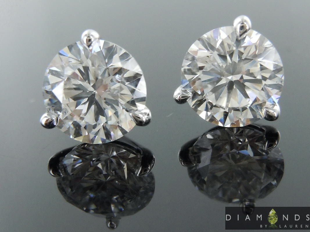 lab diamond earrings