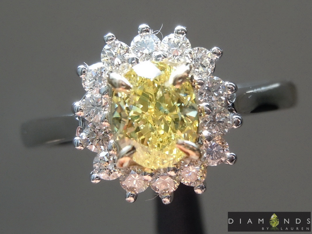 blue diamond ring