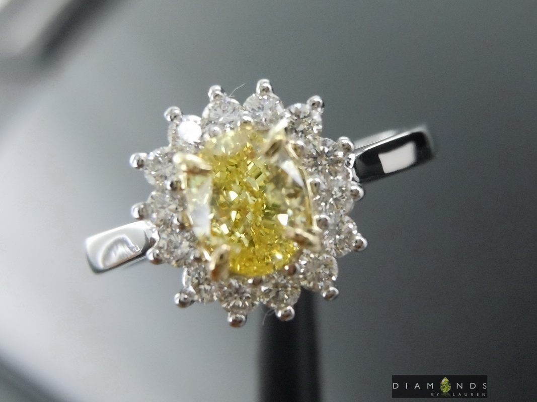 canary diamond ring