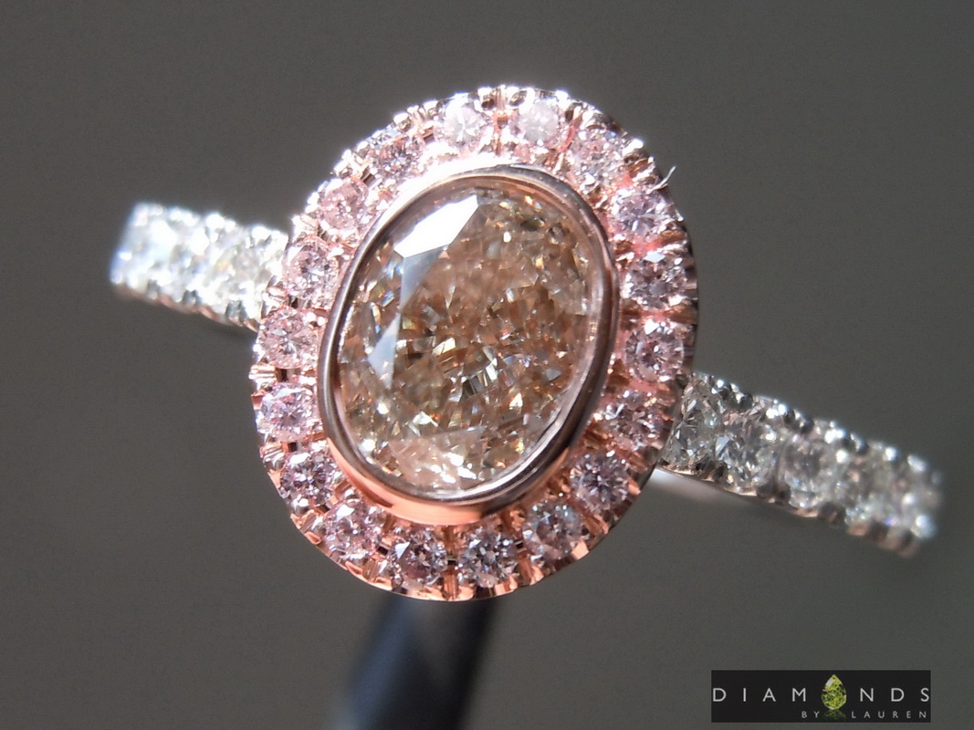 brown diamond ring