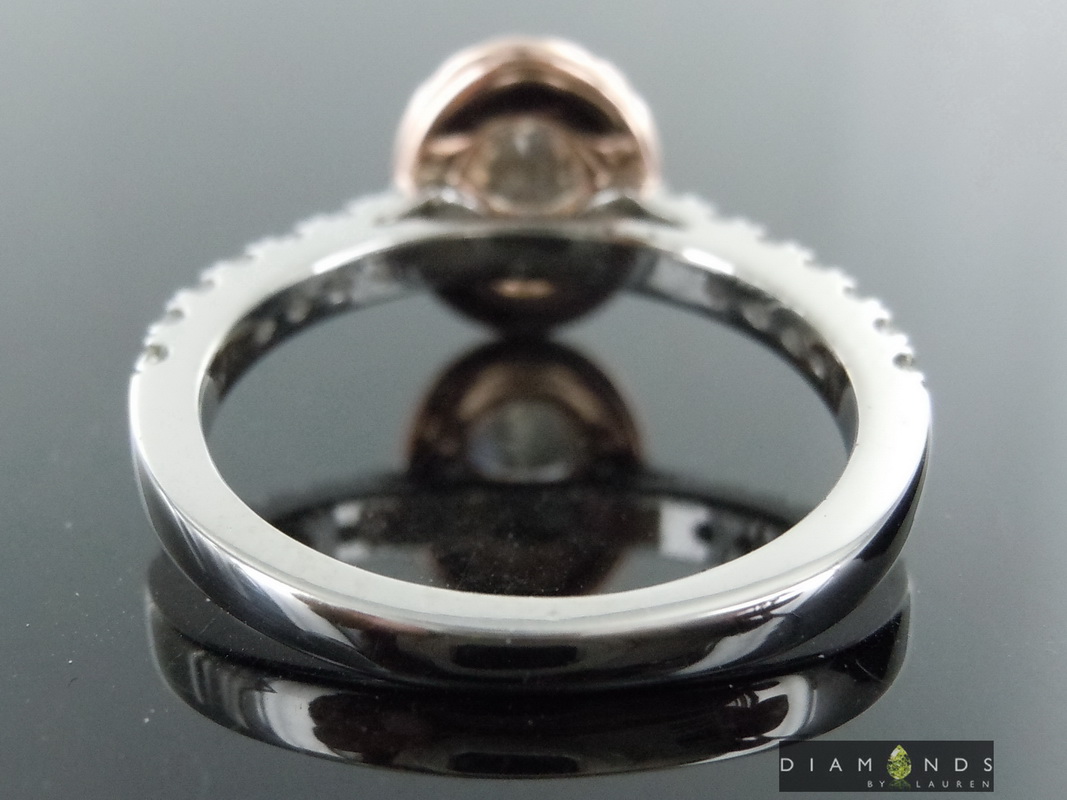 natural brown diamond ring