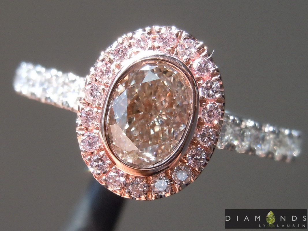 brown diamond ring