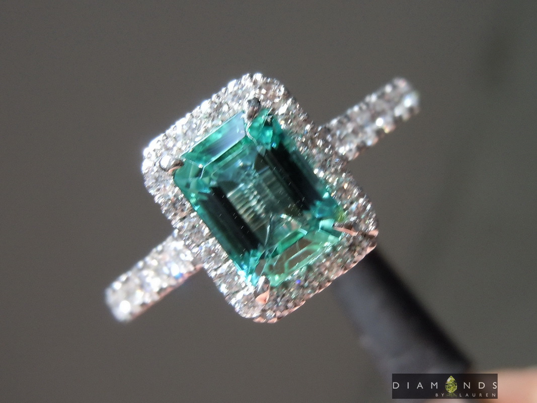 natural emerald ring