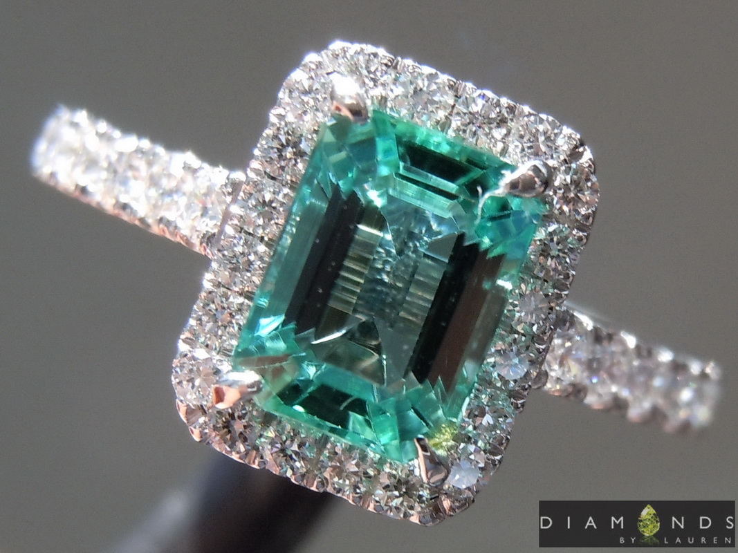 natural emerald ring