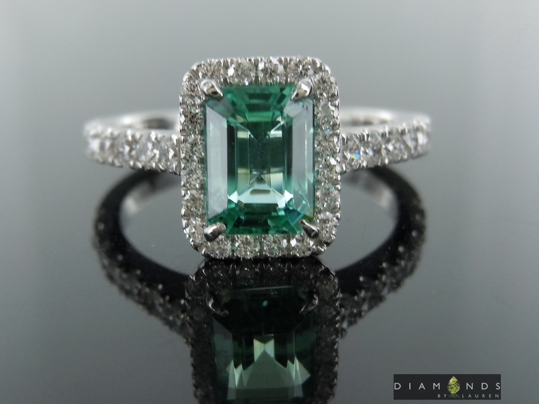 natural emerald ring