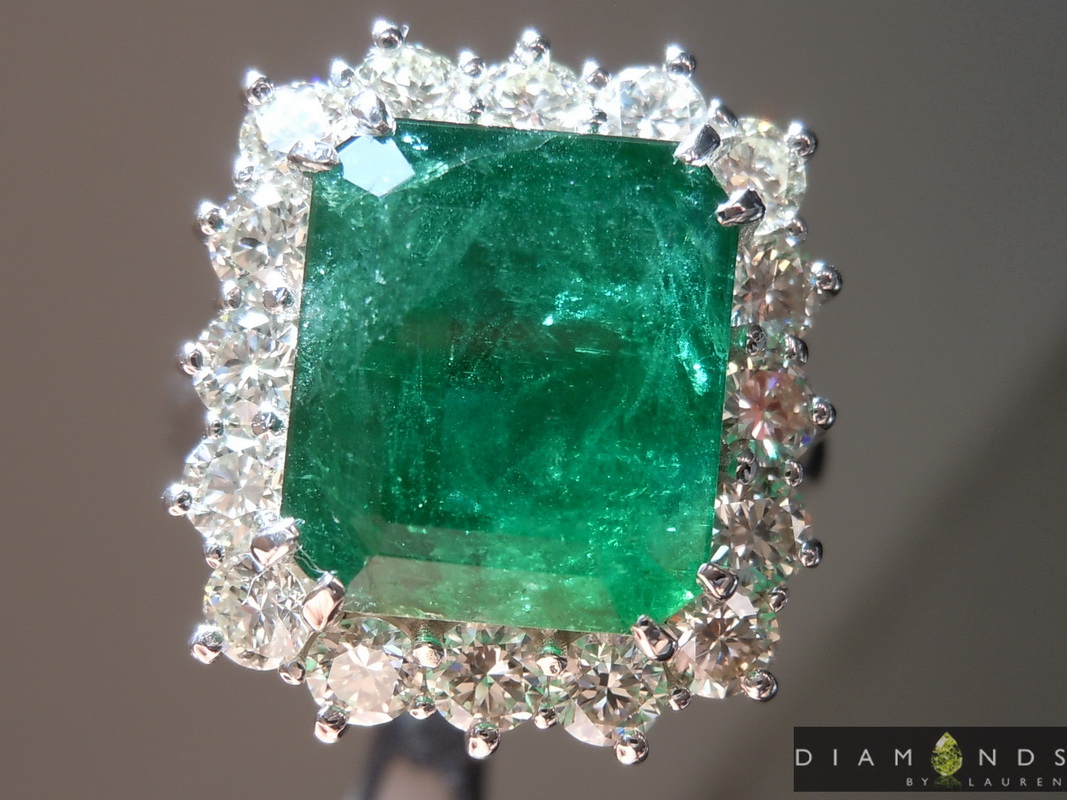 emerald diamond ring