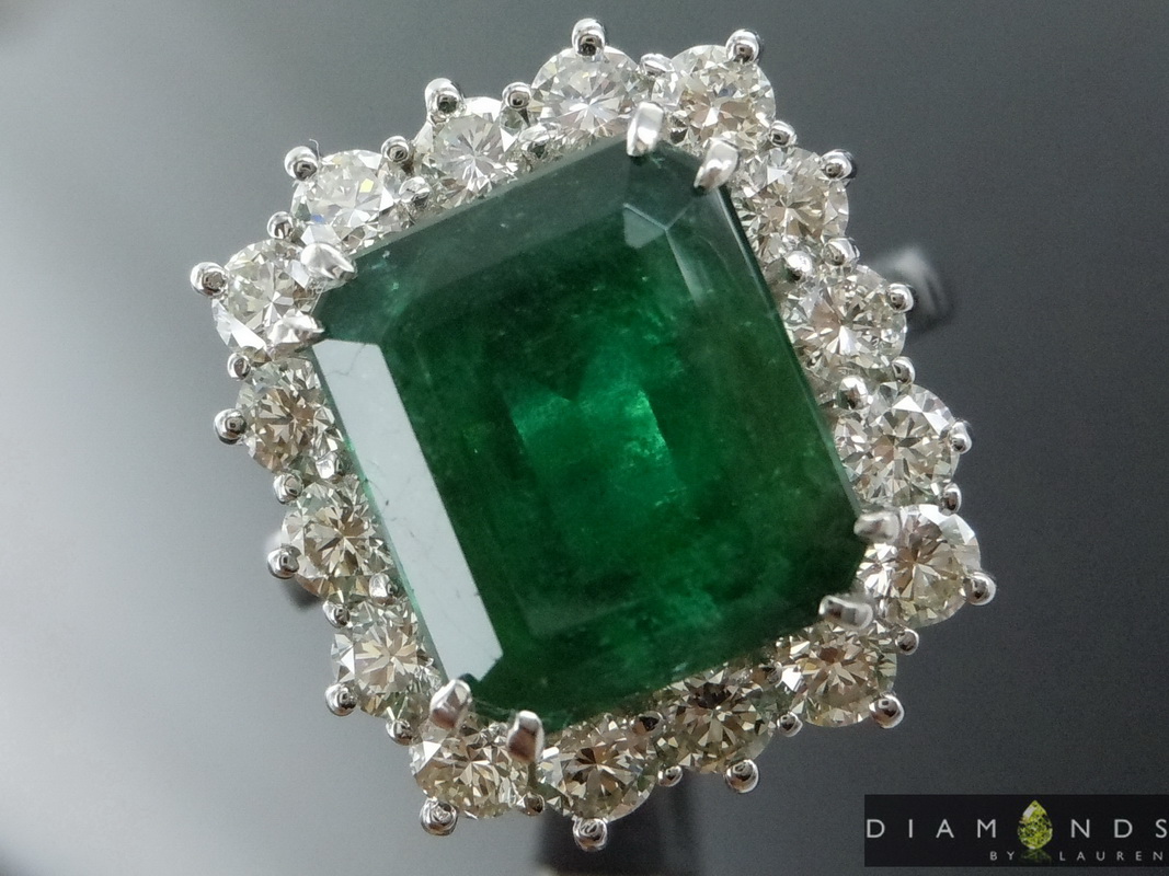 emerald diamond ring