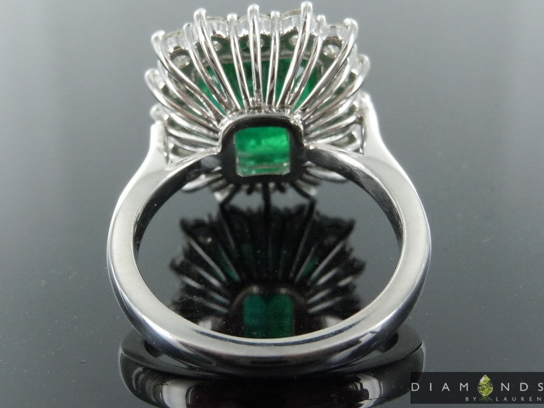 natural emerald ring