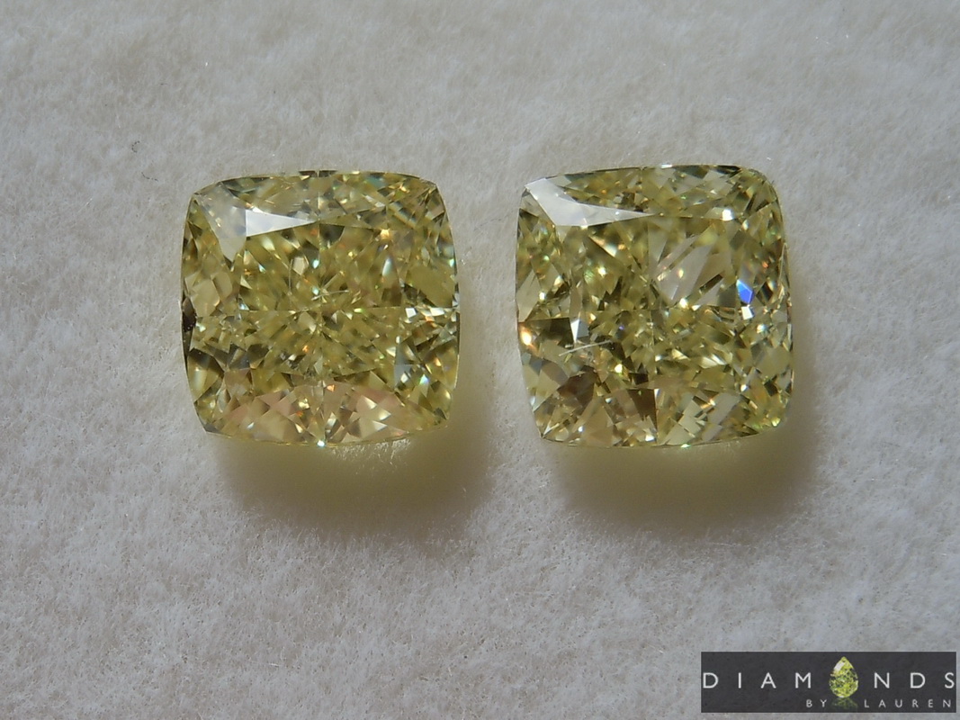 canary diamond earrings
