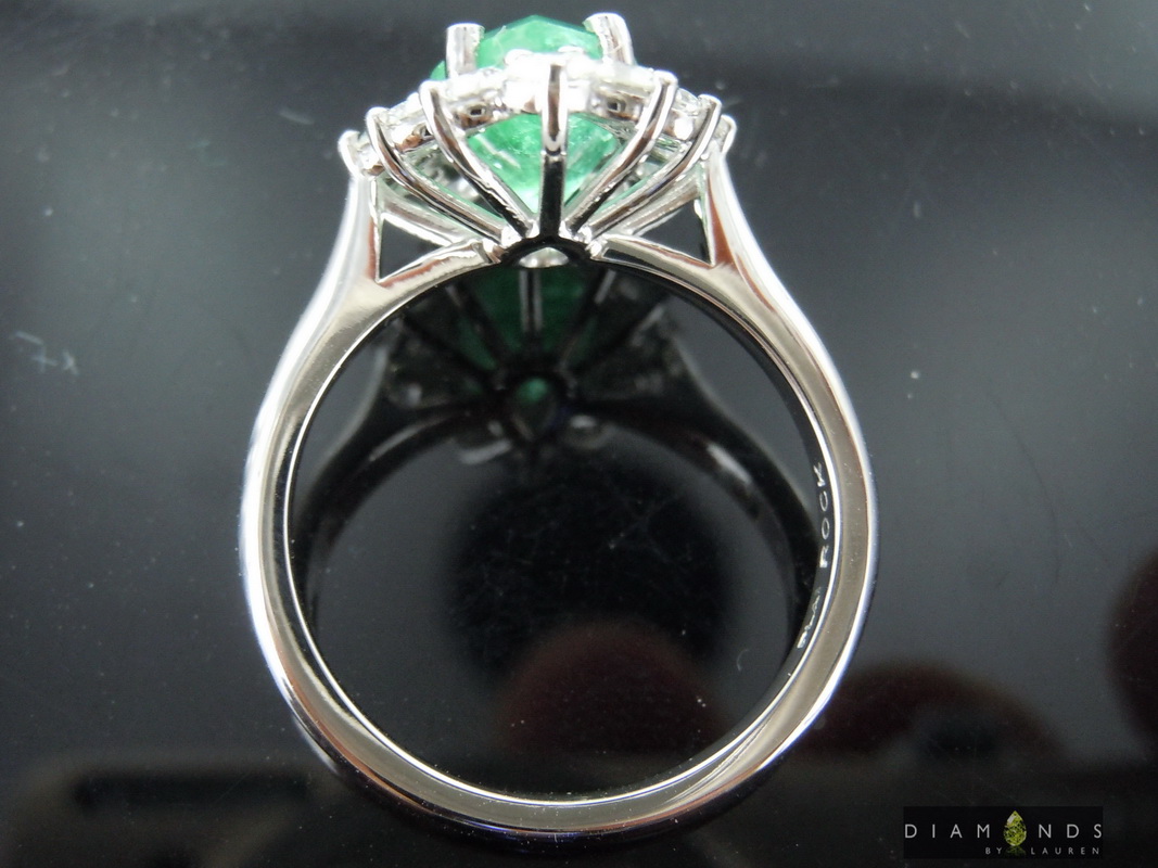 african emerald ring