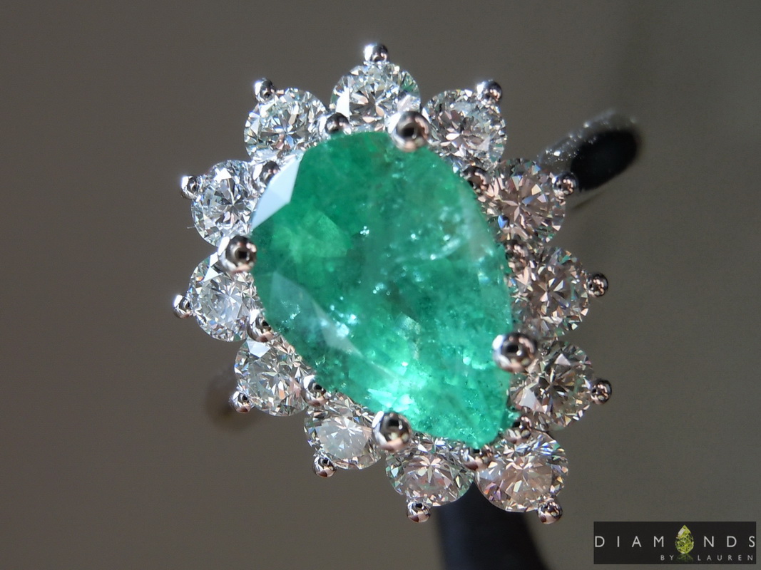 african emerald ring