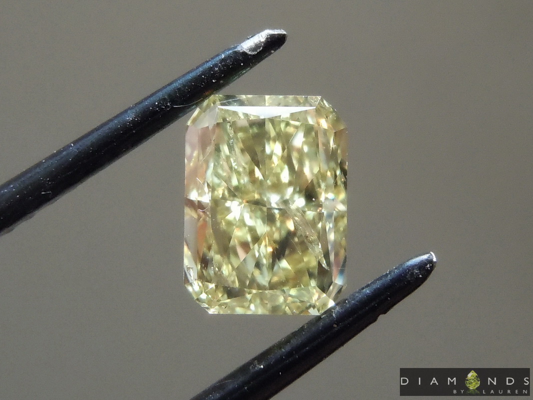 1.00ct Yellow I1 Radiant Cut Diamond R9733