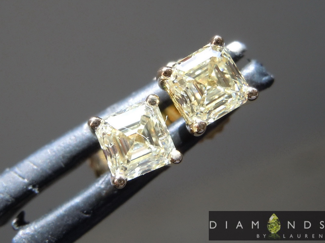 canary diamond earrings