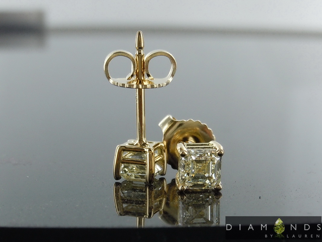 canary diamond earrings