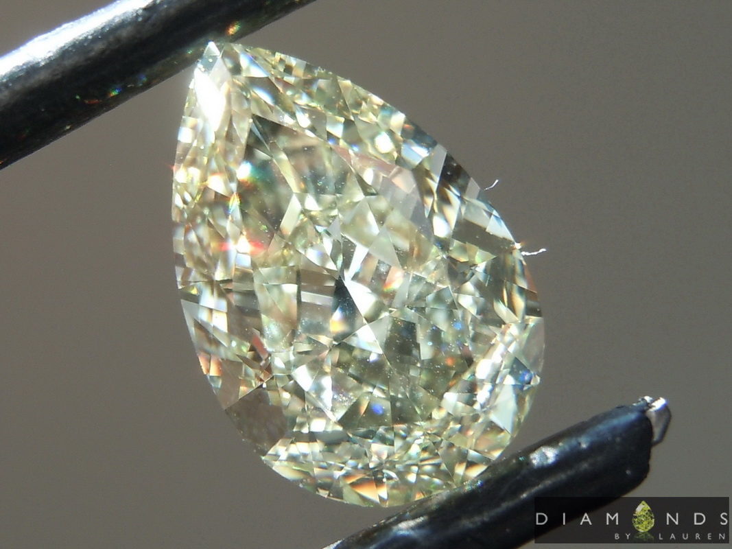 3.51ct Y-Z VS1 Pear Shape Diamond R9775