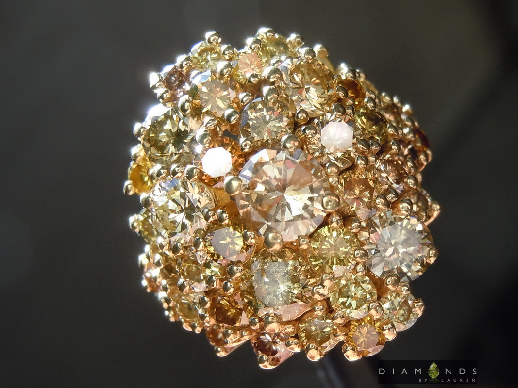 fancy colored diamond ring