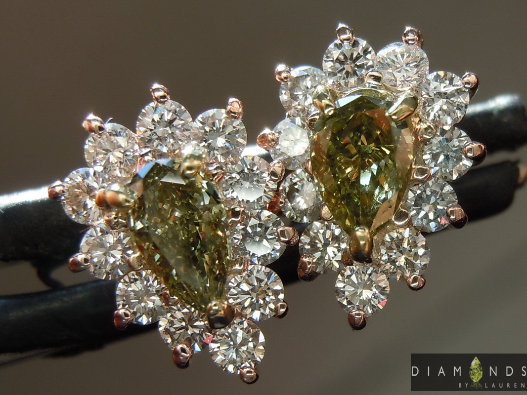 natural diamond earrings
