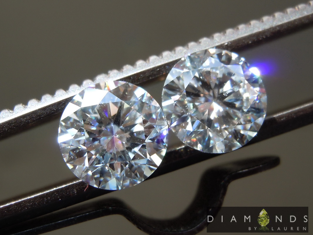 lab diamond earrings