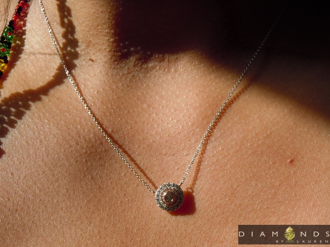 blue diamond pendant