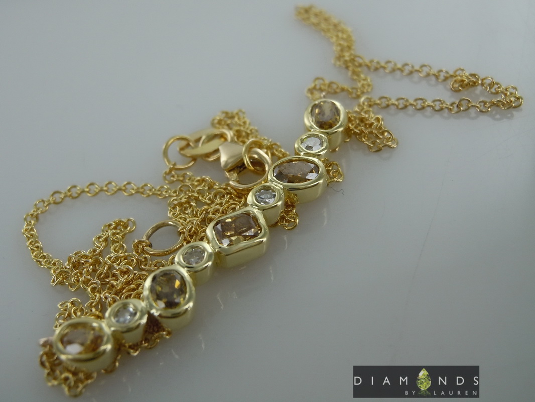 natural diamond necklace
