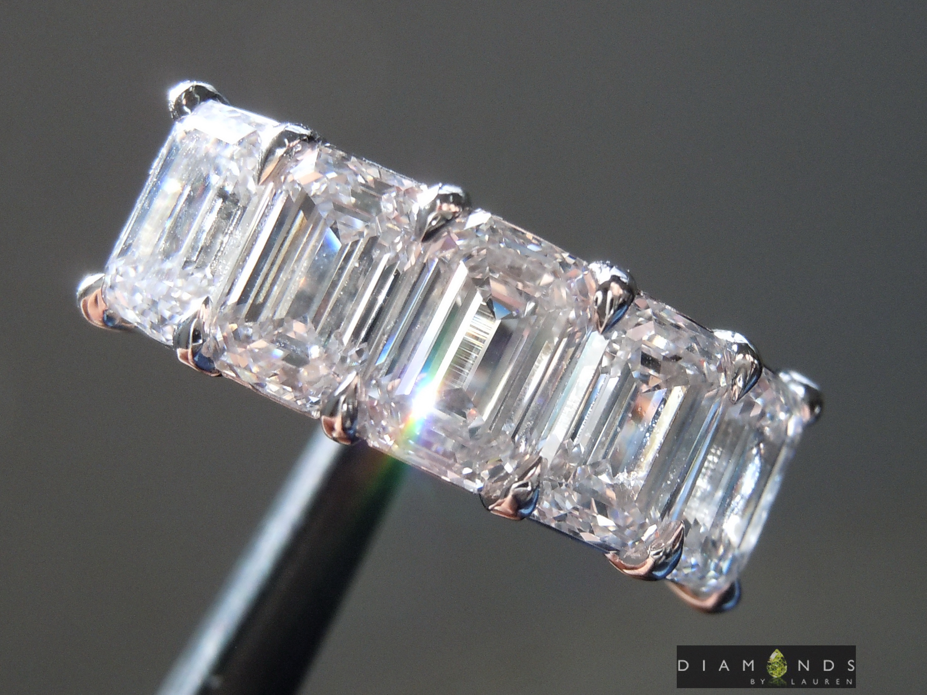 colorless diamond ring