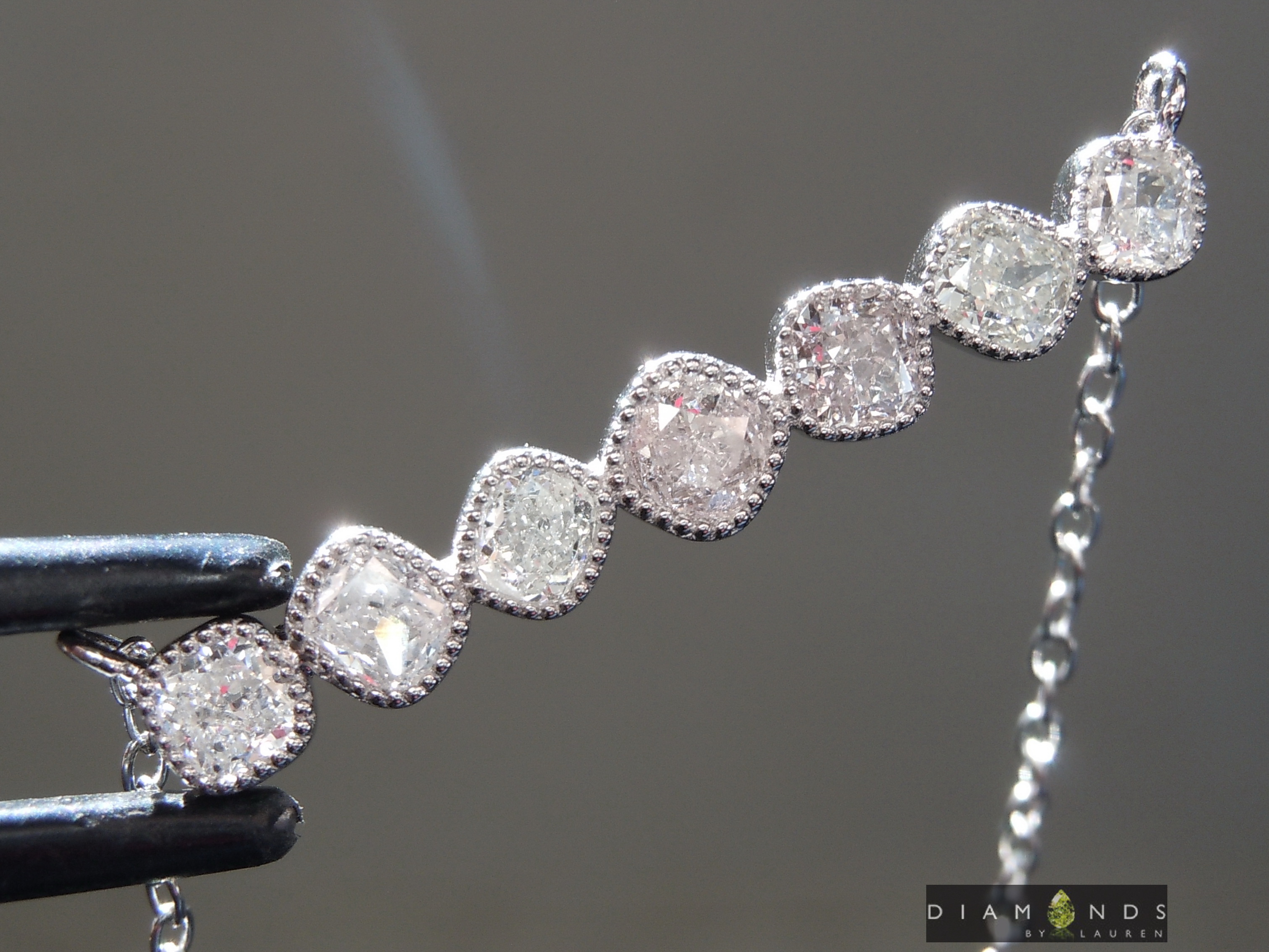 pink diamond pendant