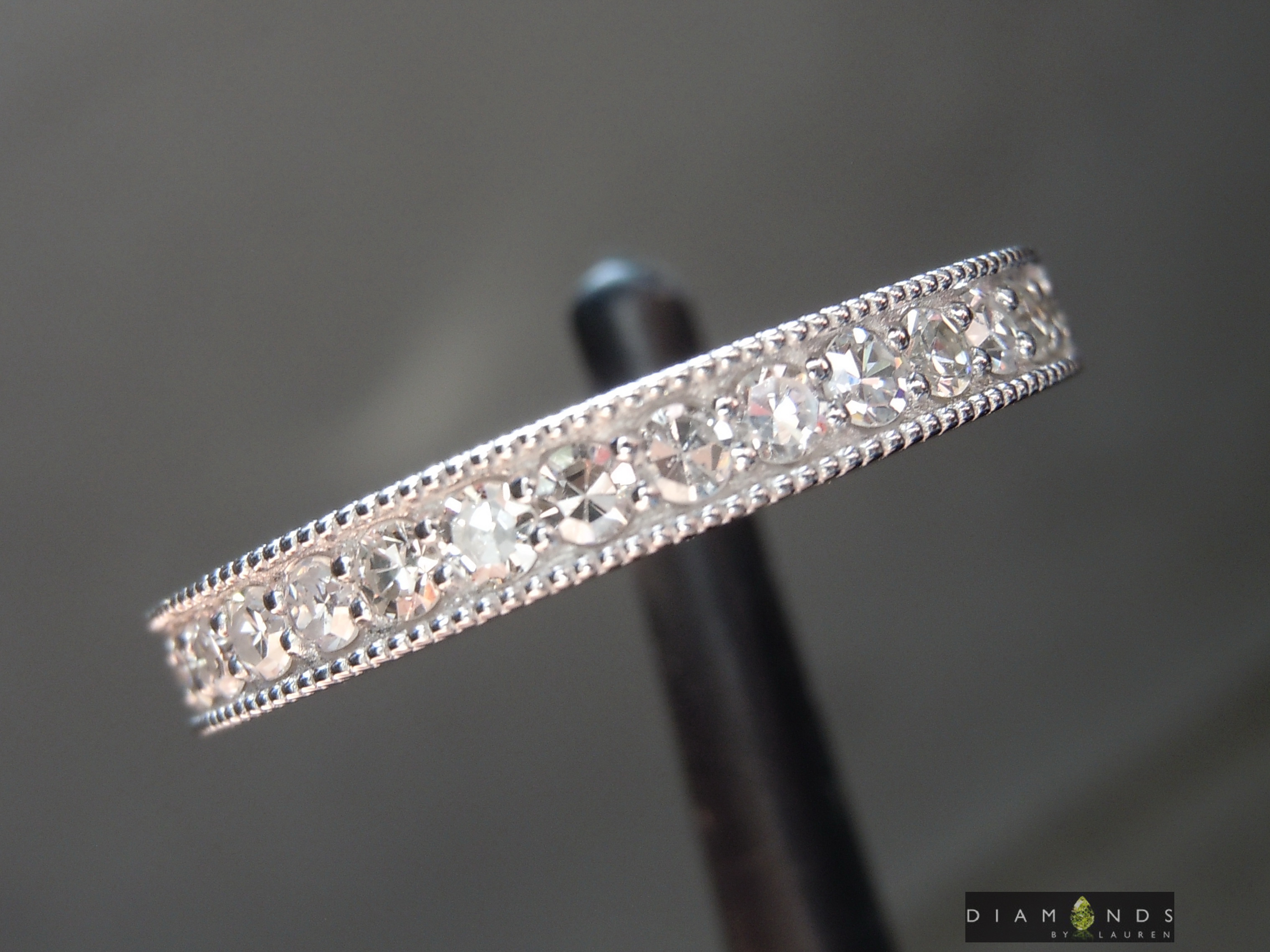 completely colorless diamond ring