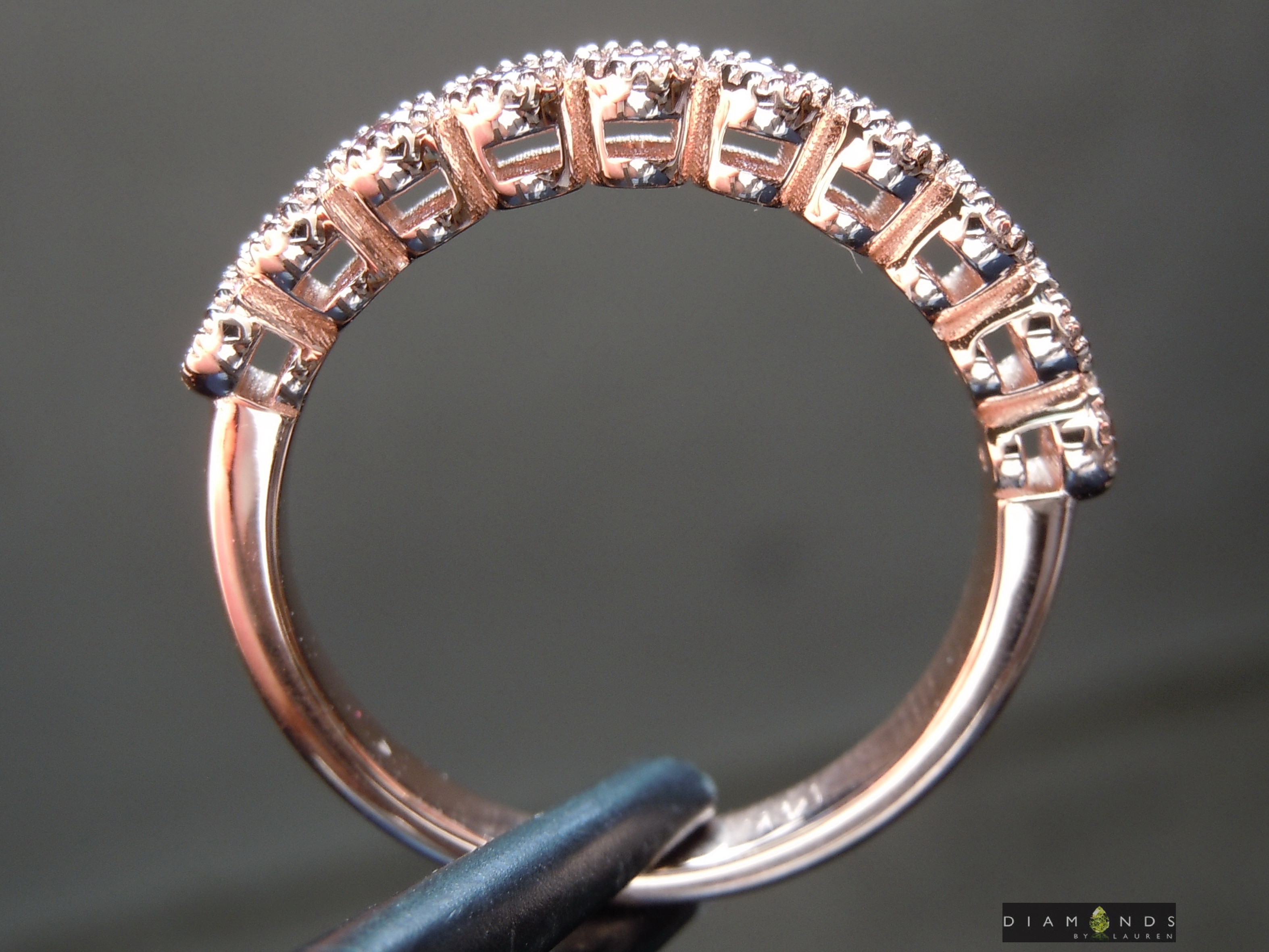 natural pink diamond ring