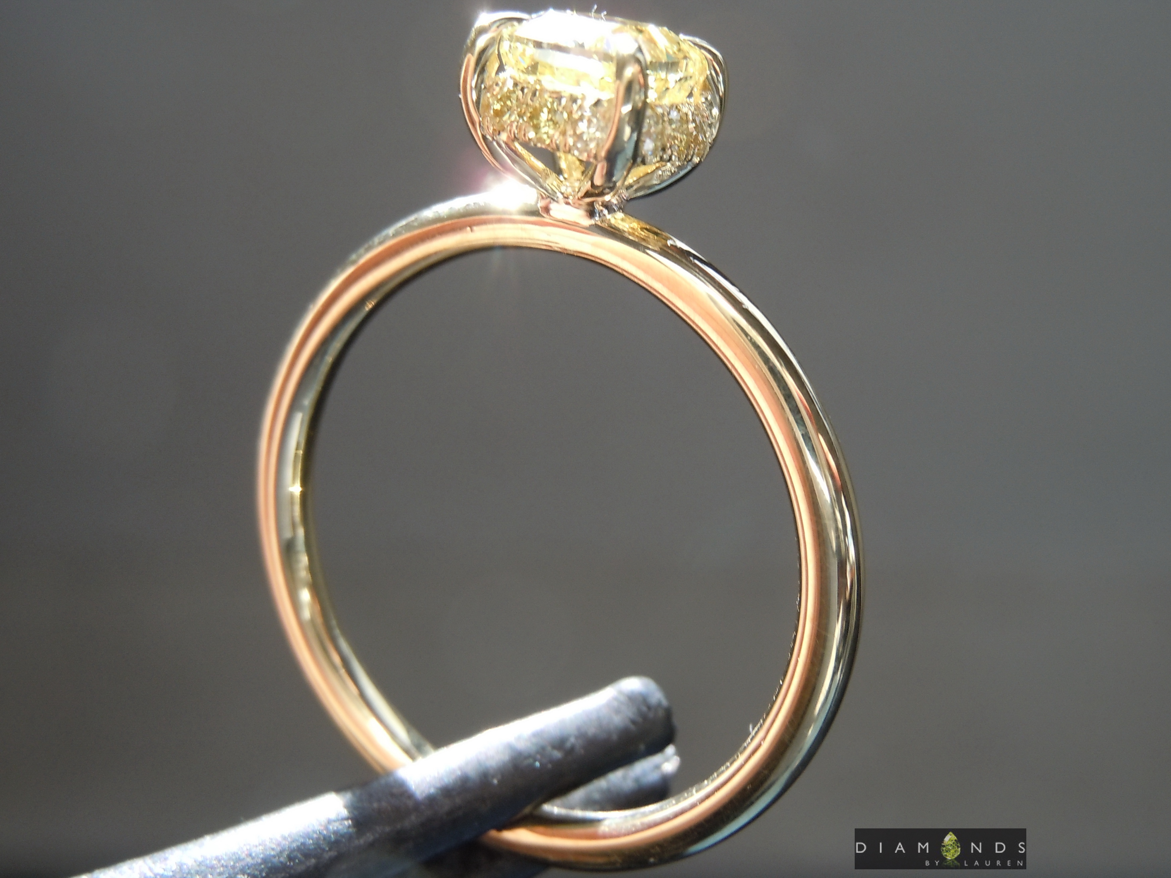 canary diamond ring