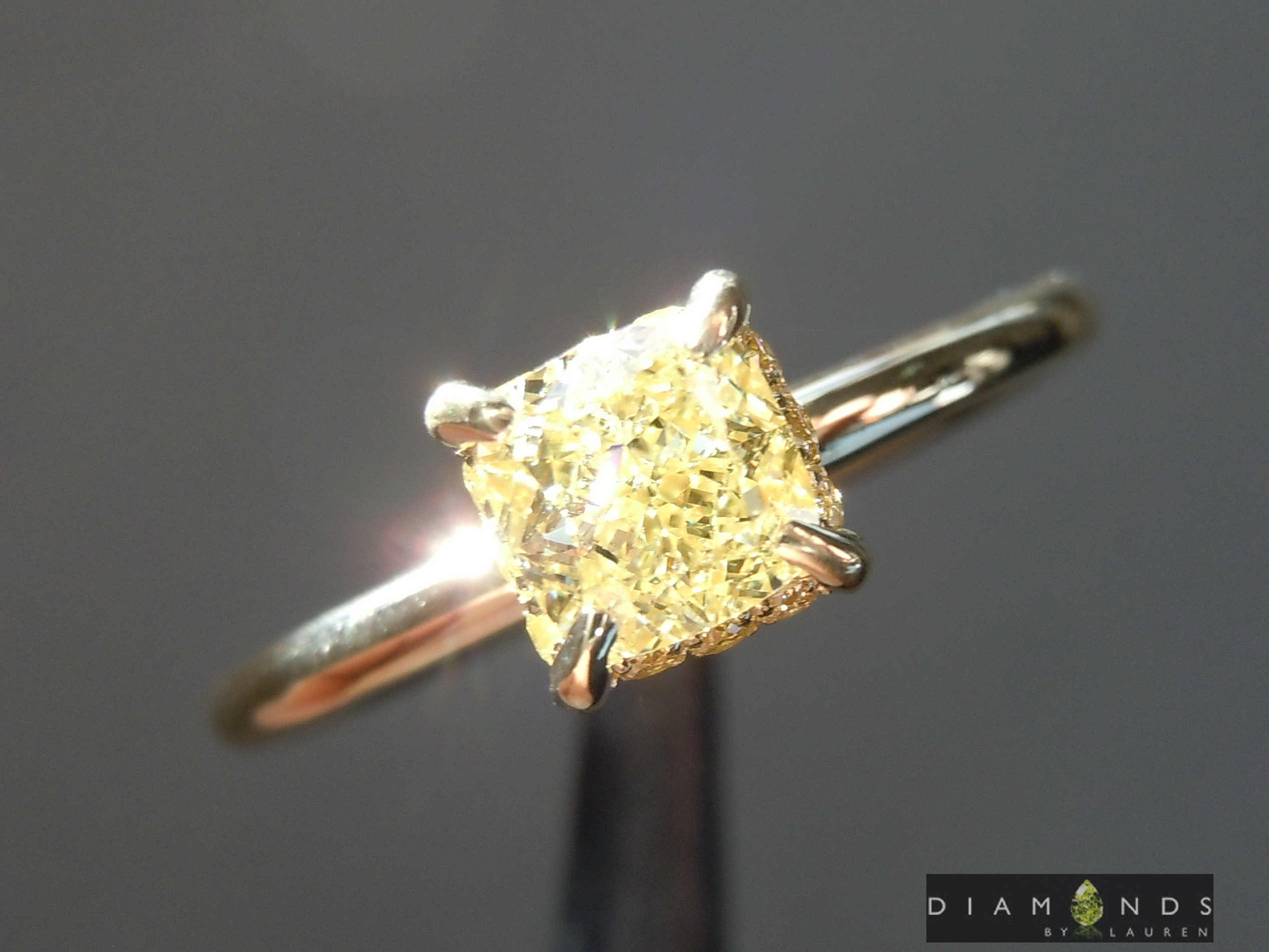 yellow diamond ring